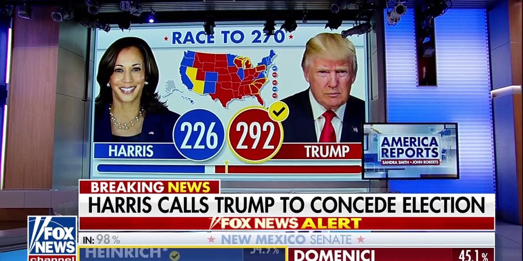 VP Harris calls Trump to concede 2024 election VP Harris calls Trump to concede 2024 election