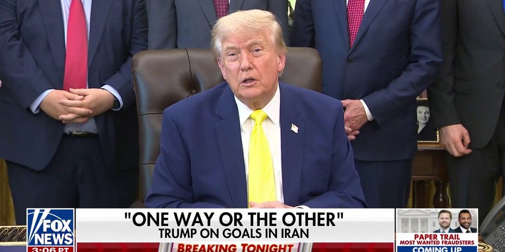 President Trump calls out lawmakers who called to limit war powers