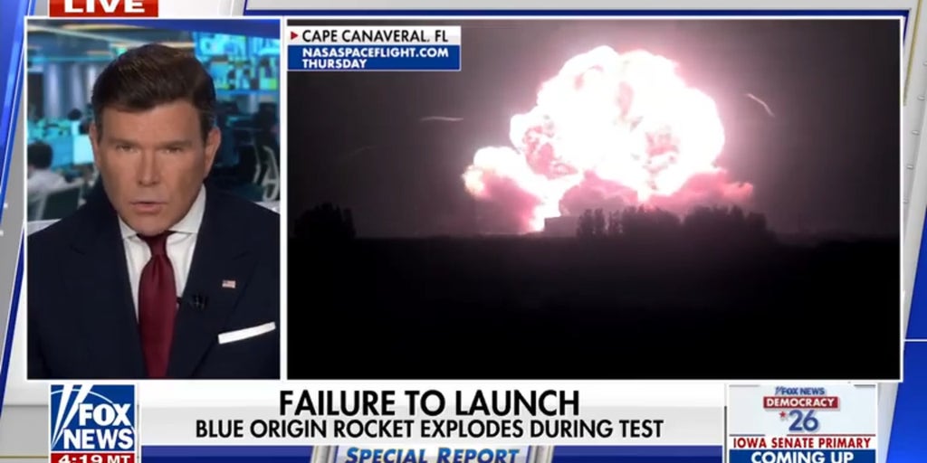 Blue Origin rocket explodes during engine test, causes heavy damage to Cape Canaveral launch pad