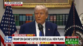 Trump addresses Qatar's luxury plane offer: 'A gesture of good faith'