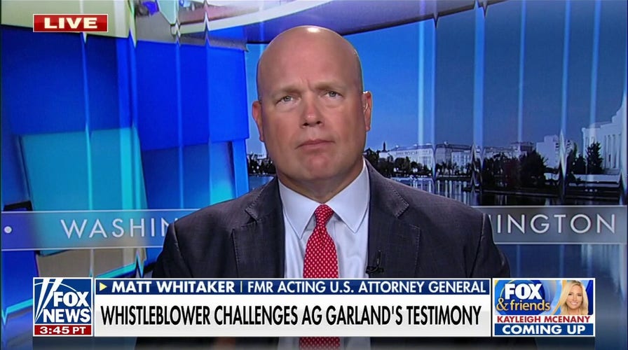 Hunter Biden probe is ‘obviously’ not being conducted in regular order: Matt Whitaker