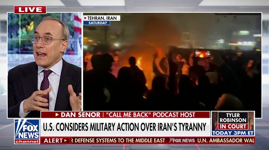 US considers military action over Iran's tyranny