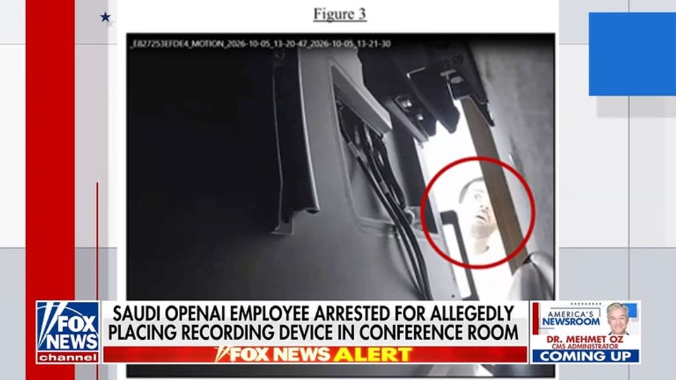 FBI arrests Saudi OpenAI employee over alleged covert recording device