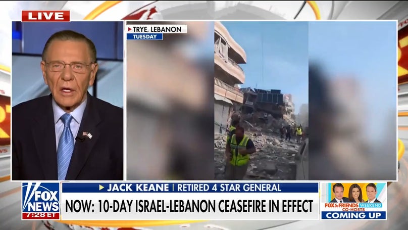 General Jack Keane analyzes US military blockade on Iran and Israel-Lebanon ceasefire