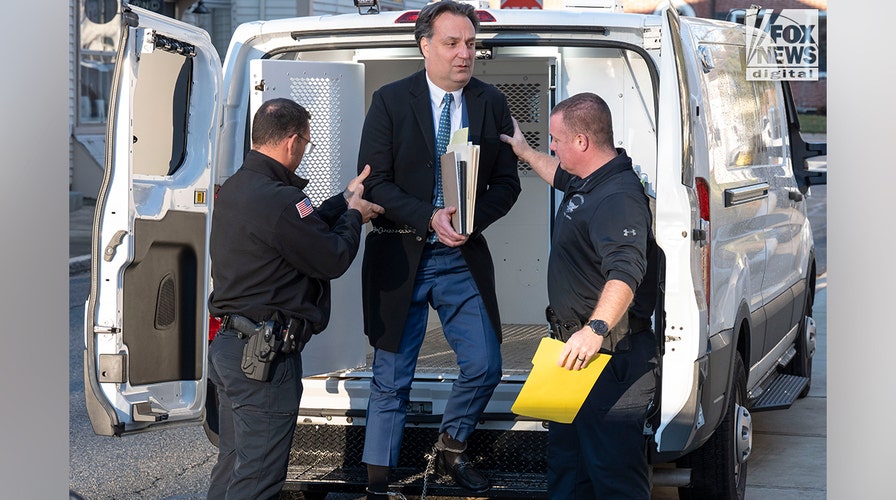Brian Walshe arrives at court for the first day of his murder trial