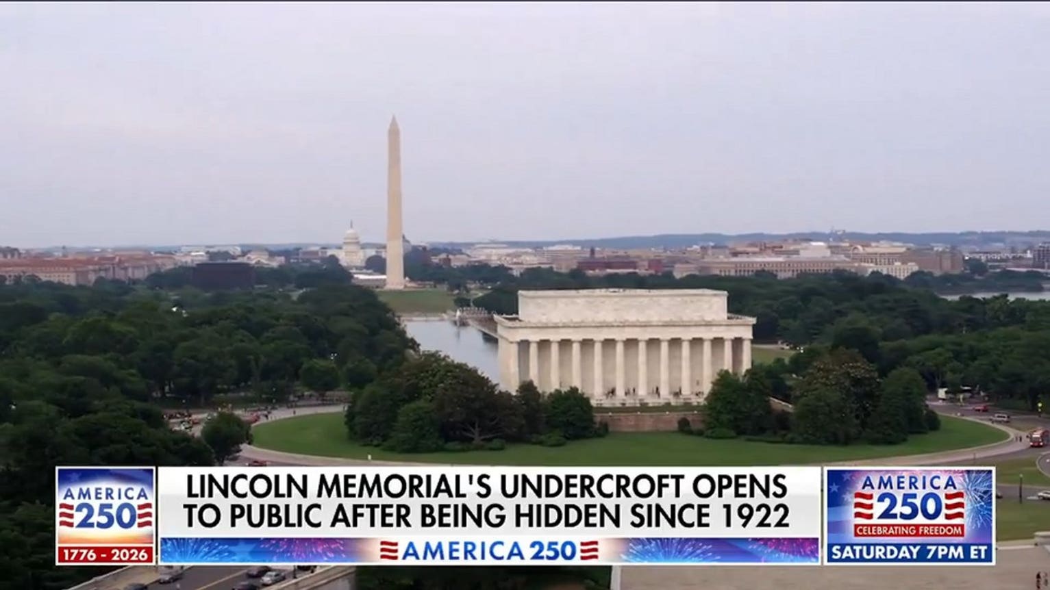 Lincoln Memorial's undercroft opens to public after being hidden since 1922