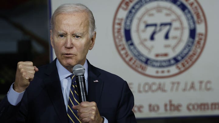 Biden flubs jobs numbers during speech to labor union, repeats 'misleading' deficit claim