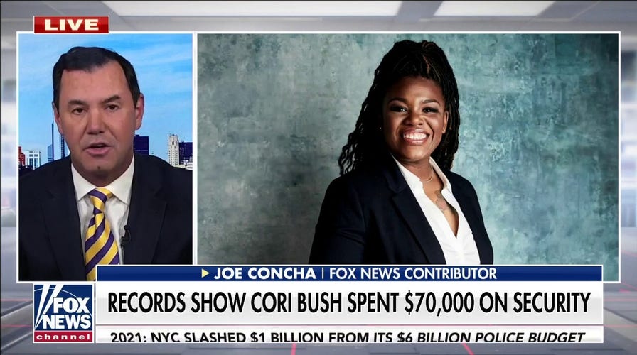 Concha rips pro-defund police Dem Cori Bush for spending nearly $70k on security: ‘Rules for thee, not for me’