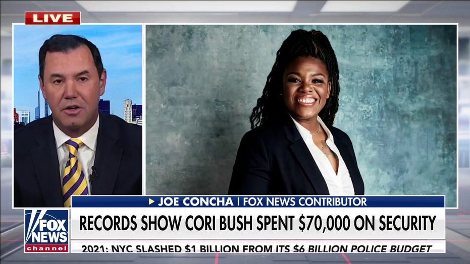Concha rips pro-defund police Dem Cori Bush for spending $70k on security: ‘Rules for thee, not for me’