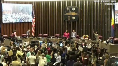 Memphis City Council devolves into chaos after data center moratorium vote postponed
