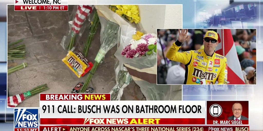 911 audio reveals Kyle Busch was overheating, coughing blood