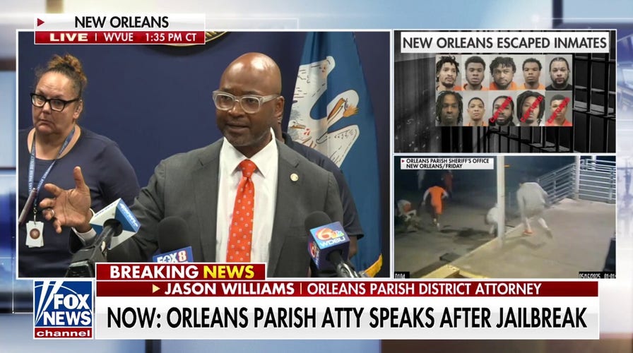 District attorney speaks out after New Orleans jailbreak: 'I'm personally afraid'