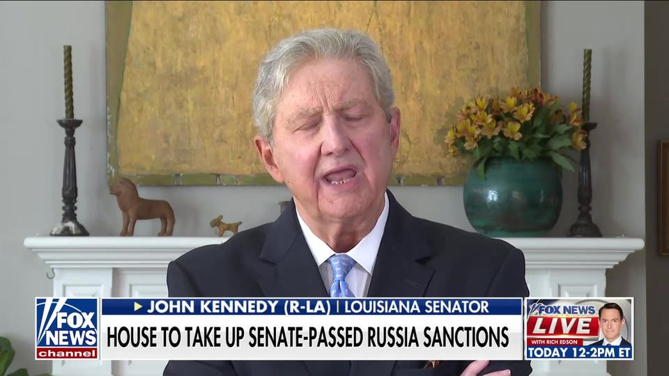 Sen John Kennedy blasts Iran and China for helping Russia
