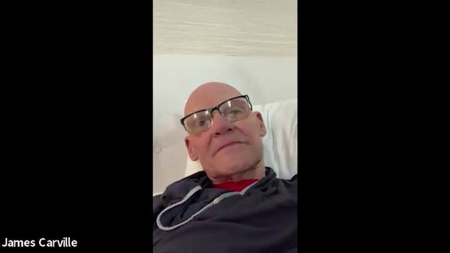 James Carville erupts at DSA in press conference with moderate Dems