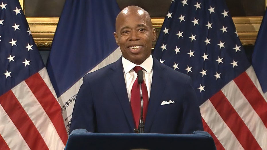 Eric Adams delivers his first address after being sworn in as the mayor of New York City