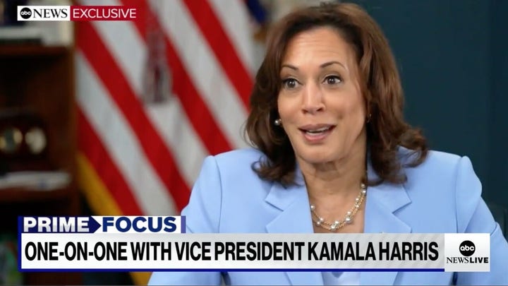 ABC's Linsey Davis asks VP Kamala Harris about her dismal polling