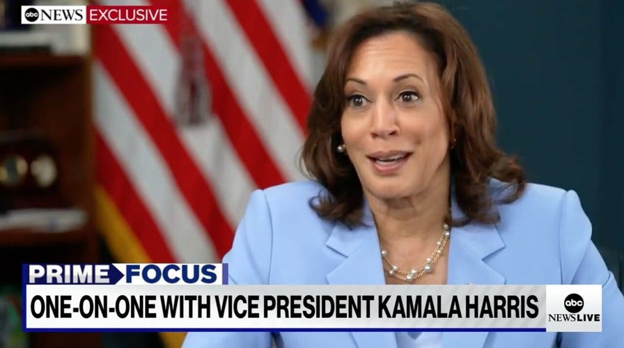 ABC's Linsey Davis asks VP Kamala Harris about her dismal polling