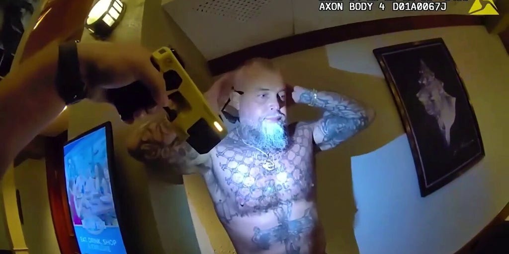 Bodycam footage shows Powerball winner arrested after allegedly kicking deputy in face
