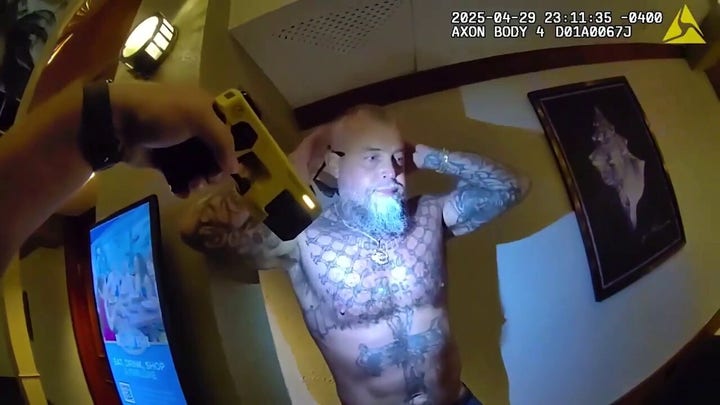 Bodycam footage shows Powerball winner arrested after allegedly kicking deputy in face