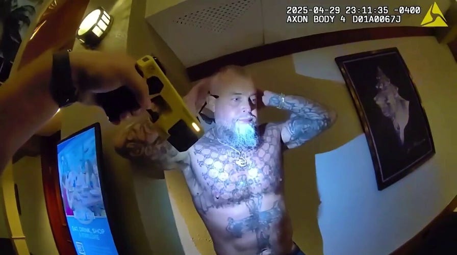 Bodycam footage shows Powerball winner arrested after allegedly kicking deputy in face