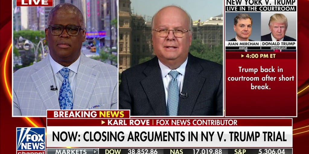 Fox News Contributor Karl Rove on closing arguments in NY v. Trump trial, potential response from Biden