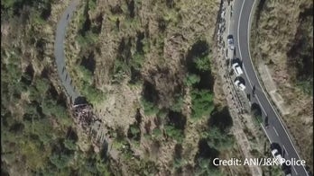 Bus falls into gorge in India