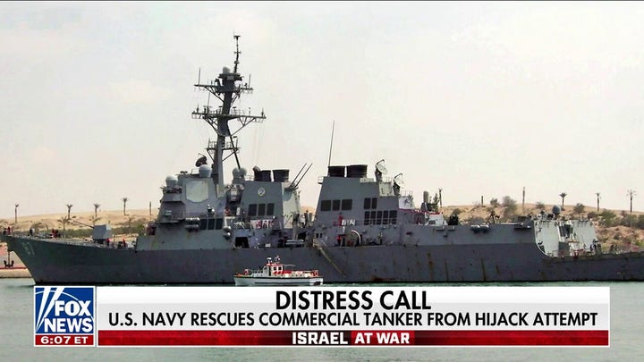 Navy rescues commercial tanker from attempted hijacking