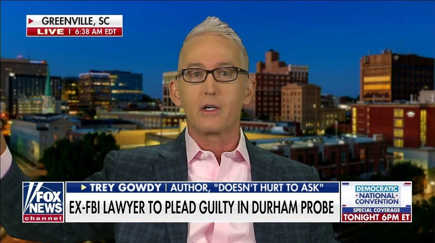 Trey Gowdy on lack of mainstream media's coverage of first expected guilty plea in Durham probe
