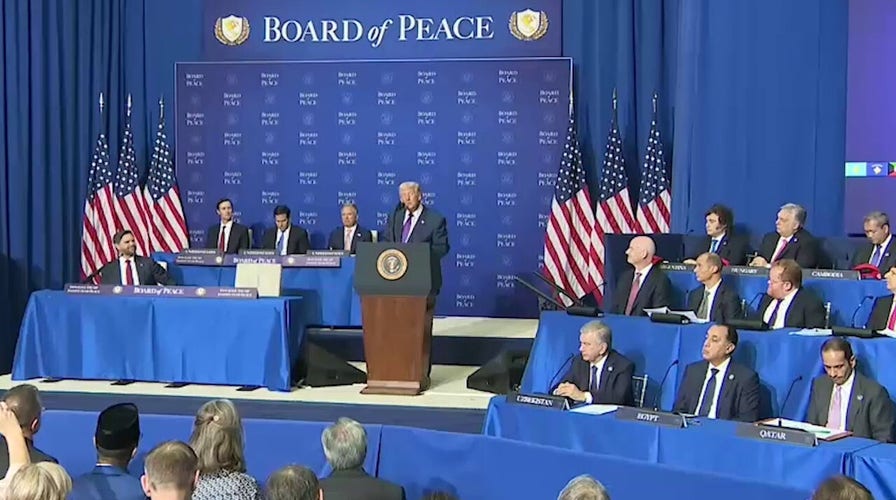 Trump jokes about Nobel Prize during Board of Peace meeting