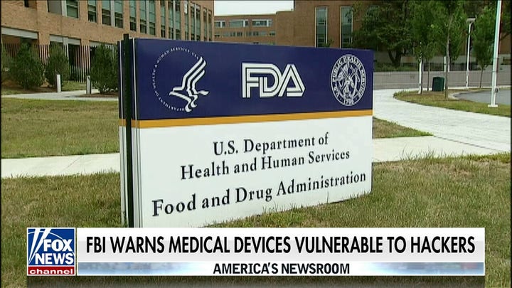 Medical devices could be vulnerable to cyber attacks, FBI warns