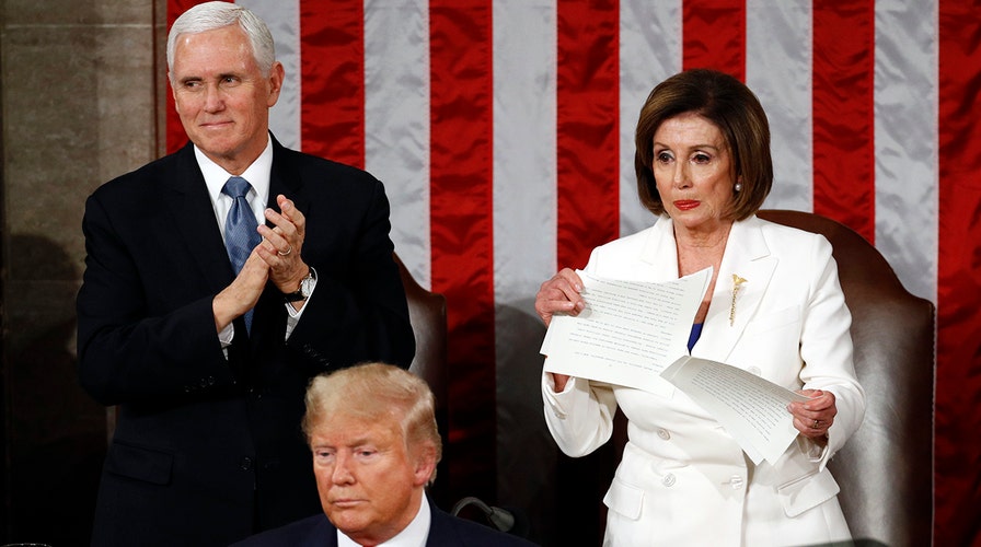Pelosi facing backlash for ripping up Trump speech