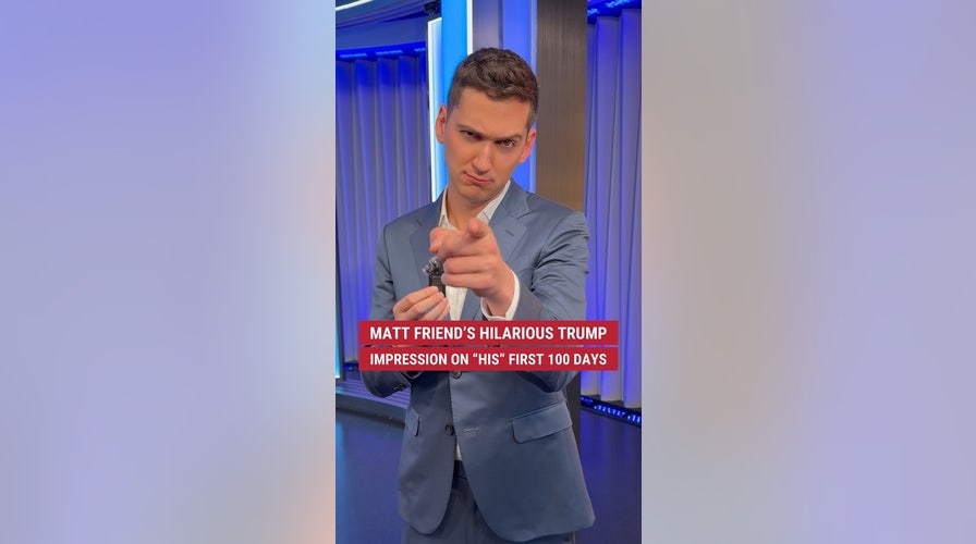 Matt Friend does hilarious Trump impression on his first 100 days