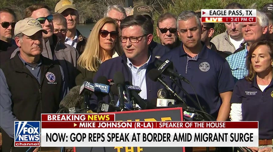 Mike Johnson: Biden has laid out a 'welcome mat' to illegal immigrants