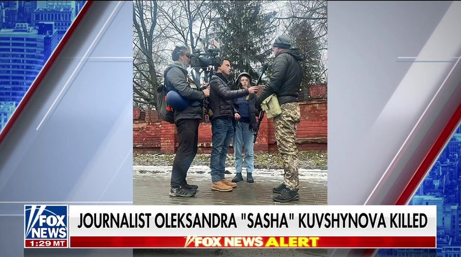 Journalist Oleksandra 'Sasha' Kuvshynova killed in Ukraine