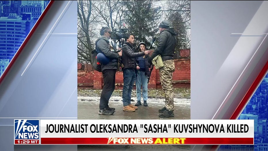 Ukrainian journalist Oleksandra ‘Sasha’ Kuvshinova assisting Fox News in Ukraine killed in attack