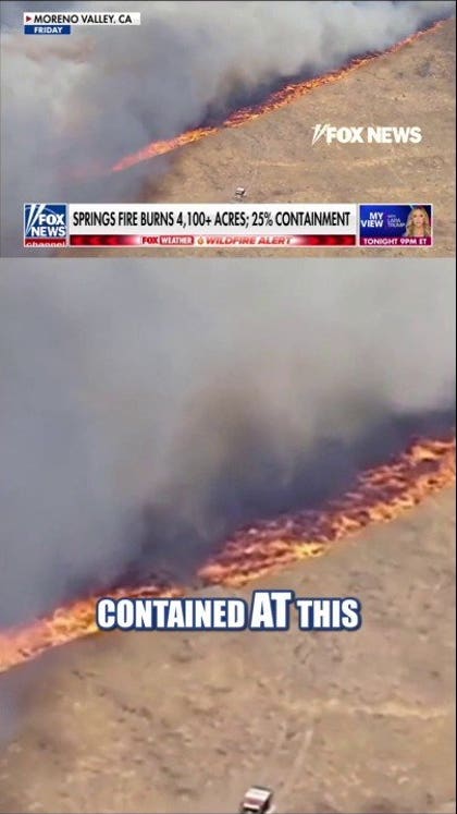NEW: California wildfire triggers mandatory evacuations