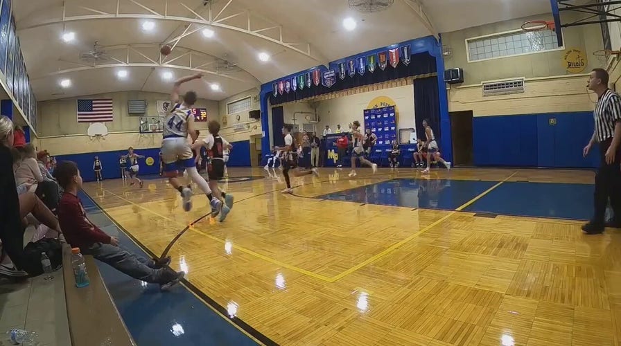 Viral video shows Illinois eighth grade basketball player sinking a