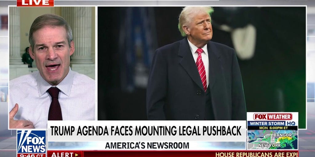 Rep. Jim Jordan calls out judge's 'totally political' deportation flight stance