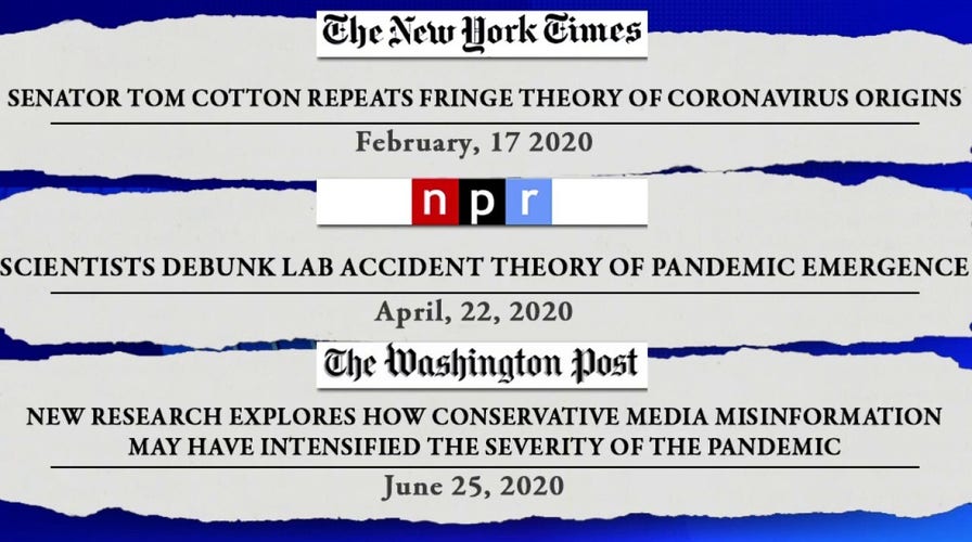 'The Five' look back at media's dismissal of Wuhan lab leak theory