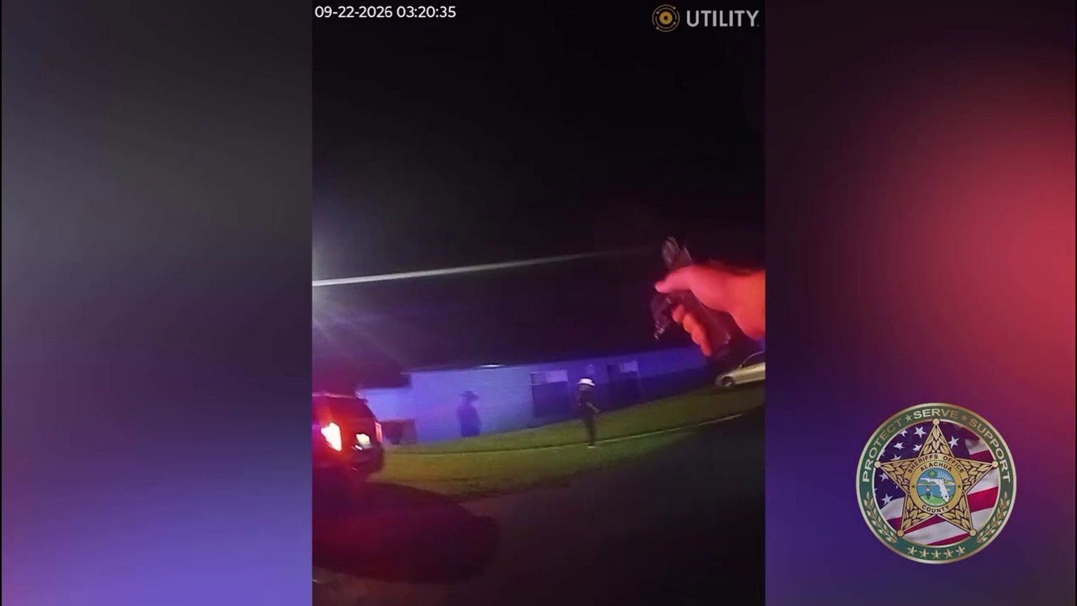 Florida suspect armed with a sword is tased by police