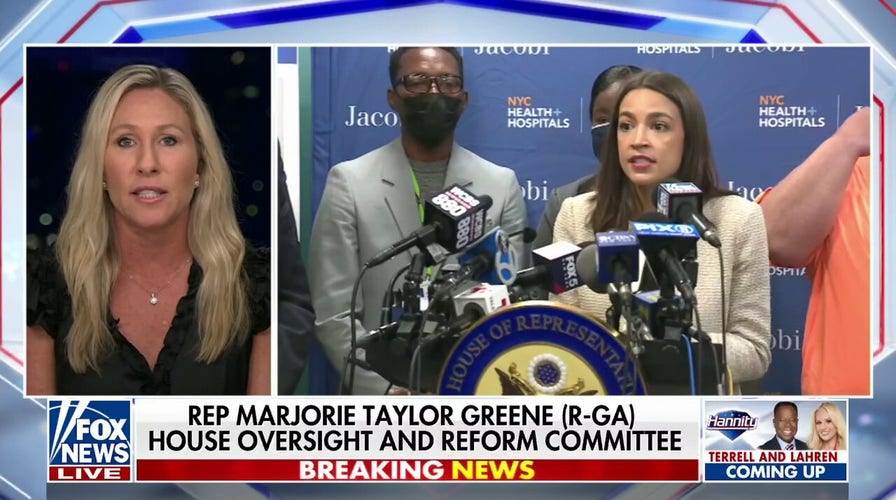 Marjorie Taylor Greene calls out AOC for refusing to debate on Green New Deal: 'She's chicken'