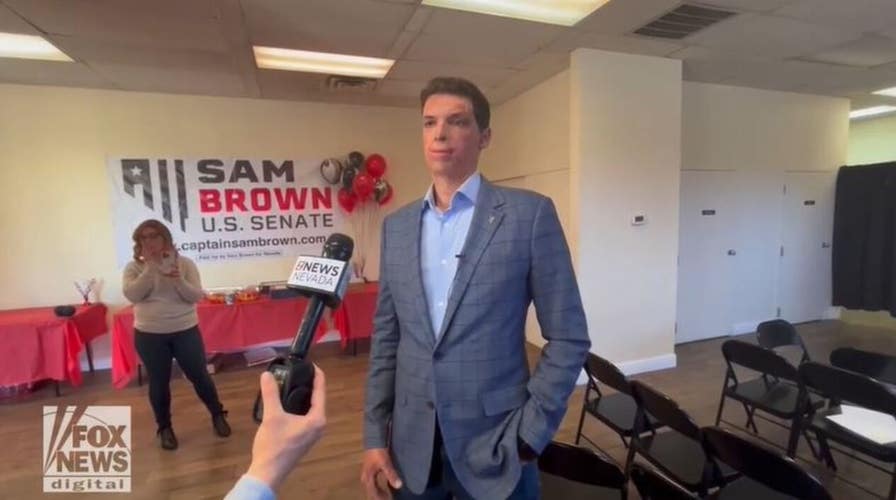 War veteran and Nevada GOP Senate candidate Sam Brown talks Trump trial, primary challenge