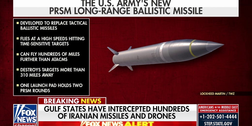 US military debuts long-range Precision Strike Missiles in Operation Epic Fury