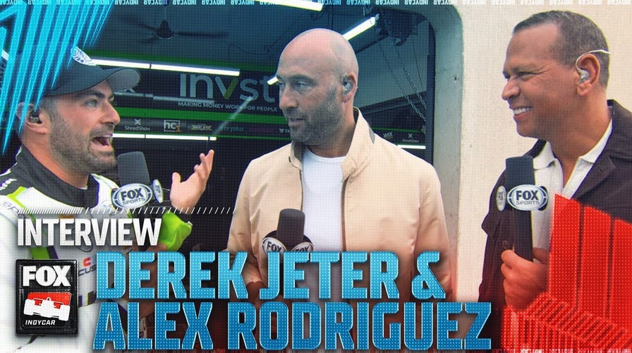 Derek Jeter & Alex Rodriguez's thoughts on Indianapolis Motor Speedway environment | INDYCAR on FOX