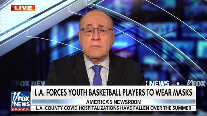 LA forces youth basketball players to wear masks when playing
