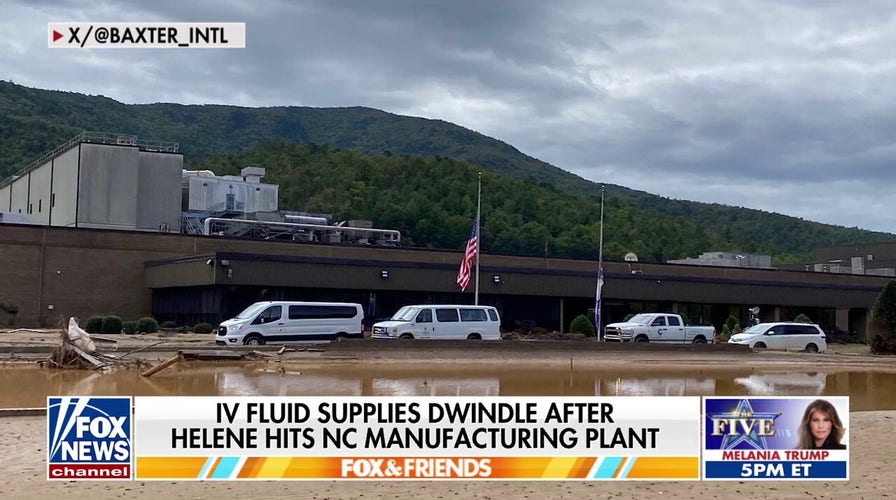 Hospitals brace for IV shortage after Helene hit critical supply plant
