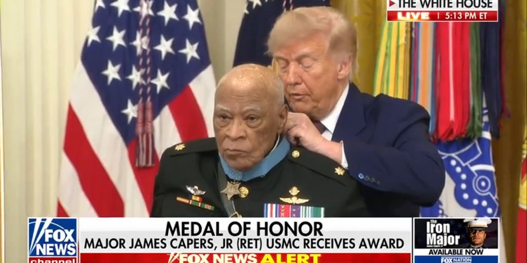 President Trump awards Medal of Honor to Major James Capers Jr