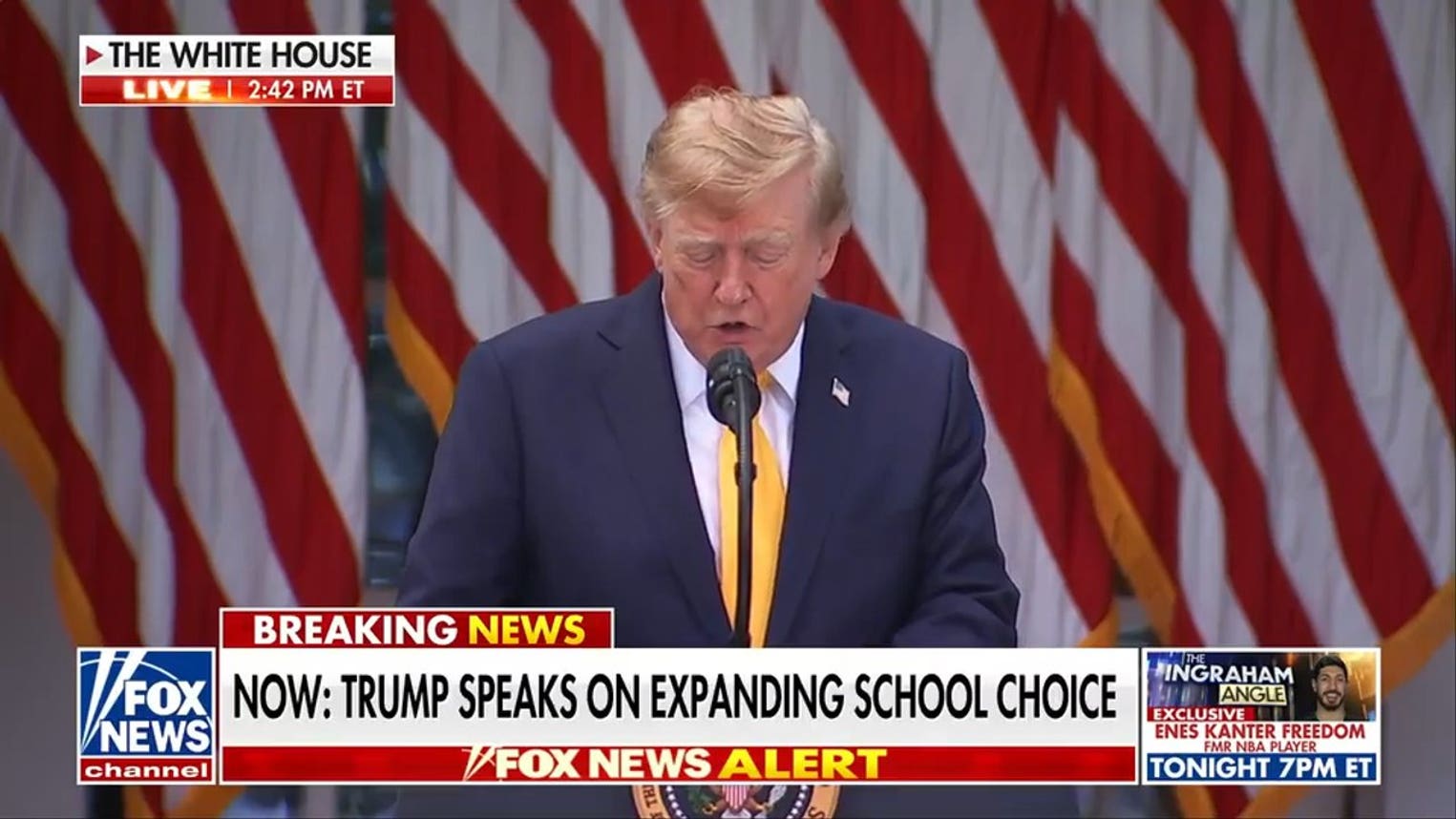 Trump takes aim at critical race theory and transgender ideologies in public schools
