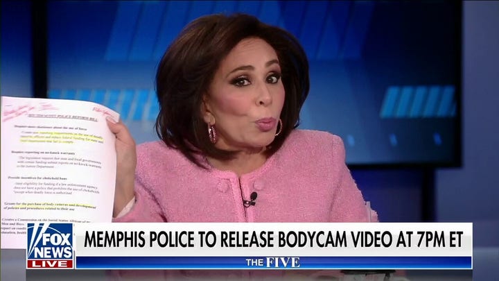 Judge Jeanine Pirro: Tyre Nichols cops are bringing shame on everyday cops