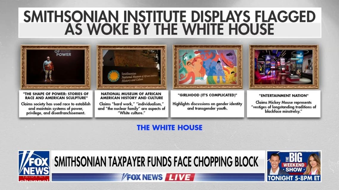 Smithsonian funding threatened by House GOP over ‘woke’ exhibits